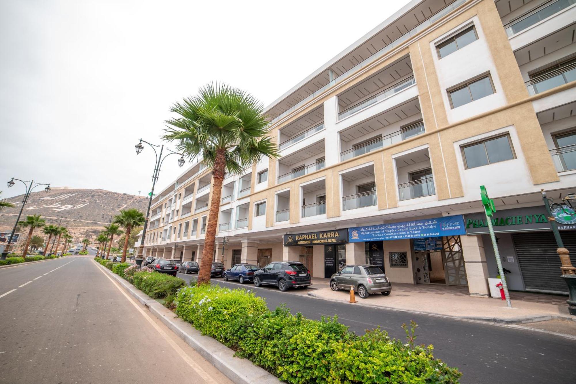 Luxury Seafront Apartment 101Sqm With Wi-Fi And Parking Agadir Exterior photo